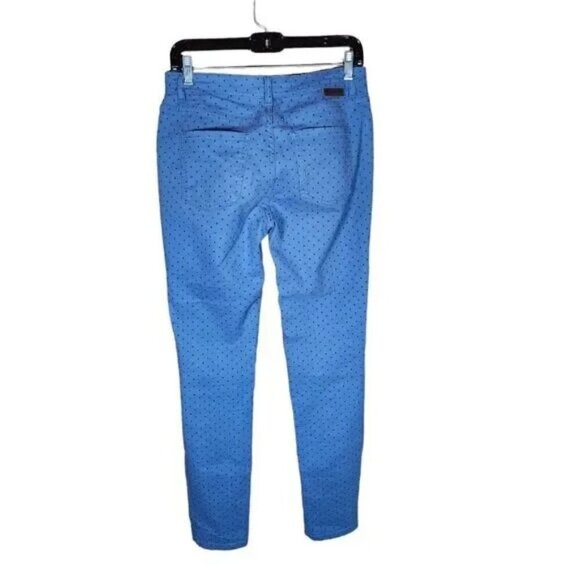 Boden Women's Skinny Jeans Blue Polka Dot Size 6 Pants mid rise cotton stretchy - Picture 2 of 7